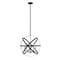 Z-Lite Cavallo 5 Light Pendant, Hammered Black 463-18HBK-CH - alternate 1